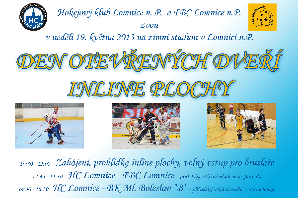 Den otevřených dveří inline plochy Den otevřených dveří inline plochy